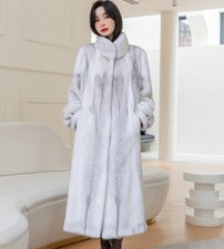 Womens Mink Fur Stand Collar