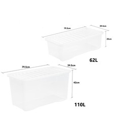 62l 110l clear plastic - -,