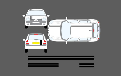 Fits renault clio - fits, twin
