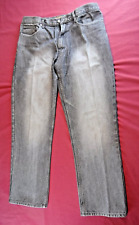 PETROLEUM Men's Grey High-Rise Zip Fly Stonewash Denim Jeans W36 L30/31 EXC COND