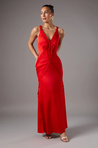 Coast red maxi dress - red, womens