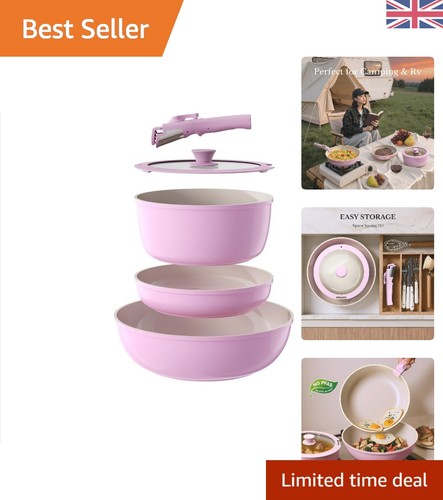 Piece non stick ceramic - 5-piece, non-stick