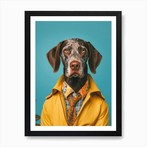 German shorthaired pointer - a,