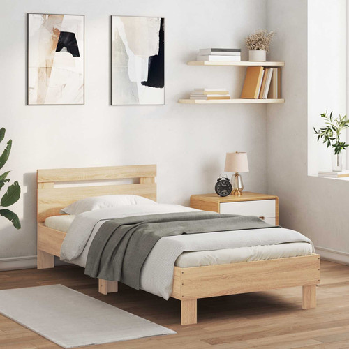 Bed frame sonoma - bed,