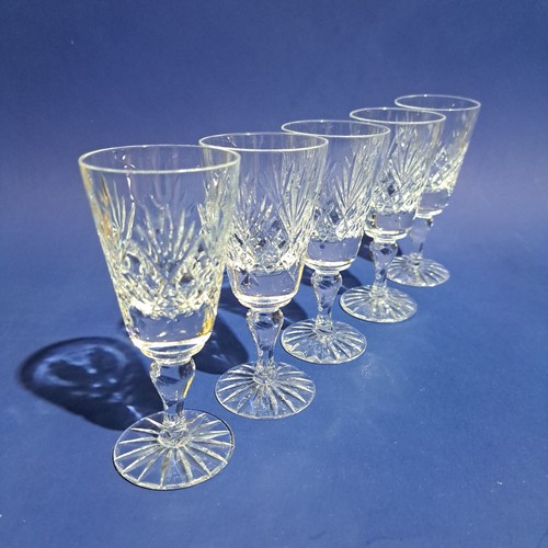 Tutbury crystal sherry - crystal, x