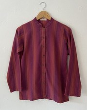 Red Striped Fabindia Top Tunic