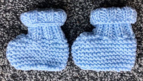 Baby booties months - baby,