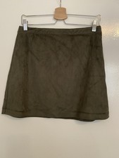 Primark Dark Green Suede Look