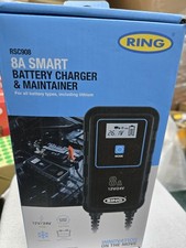 Ring Automotive RSC908-8A Smart Car Battery Charger, 12V & 24V Battery