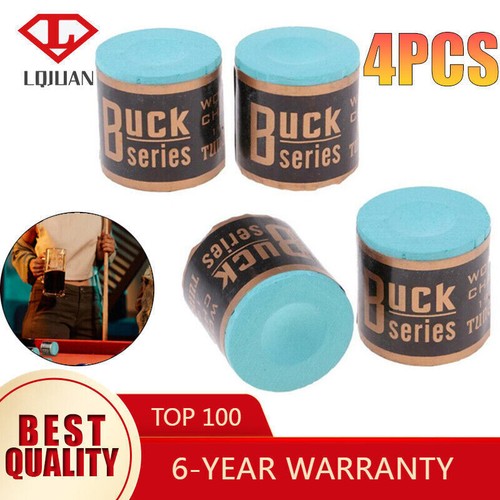 Snooker cue chalk pool - 4x,