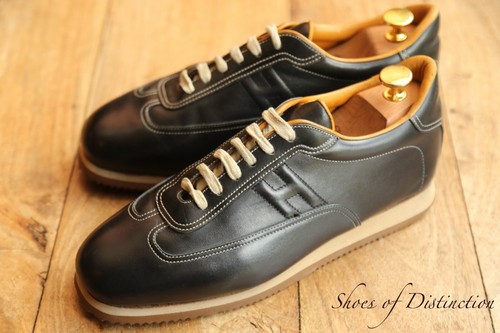 Hermes quick dark navy leather - dark,