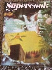 VINTAGE SUPERCOOK MAGAZINE PART 41 AN ELEGANT CAKE BRITISH KEDGEREES AND TASTY