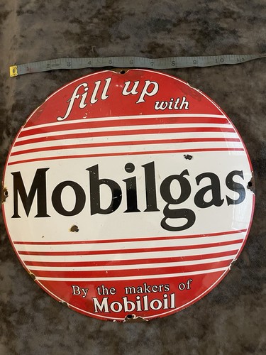 Heavy enamelled sign - enamelled,