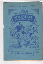 1956        MILLWALL V  ORIENT