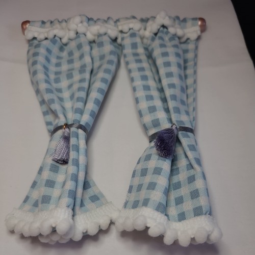 Dolls house curtains 12 - dolls,