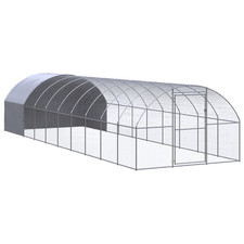 Chicken Coop Silver Galvanised