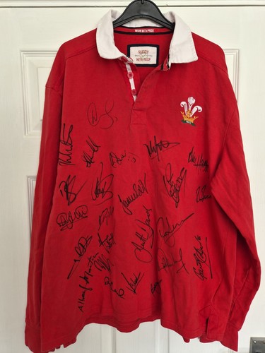 Wales rugby signed legends - signed,