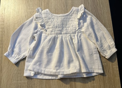 Primark baby girls white smock - primark,