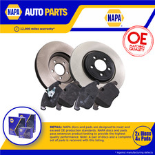 2x Vented Brake Discs and Pads
