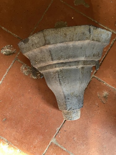 Antique cast iron - iron, gutter