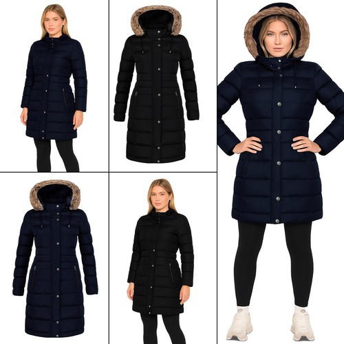 Enzo womens parka jacket - enzo,