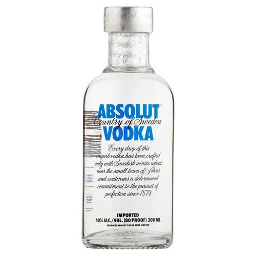 Absolut blue vodka - absolut, 20cl