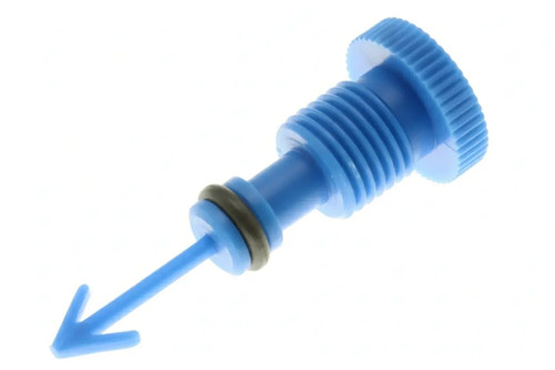 Radiator cap plastic - cap, blue