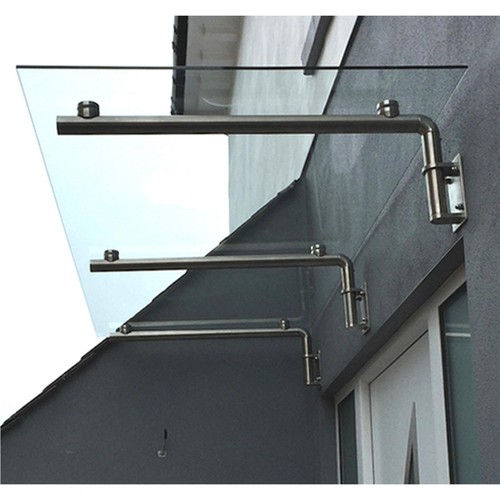 Glass door canopy - glass,