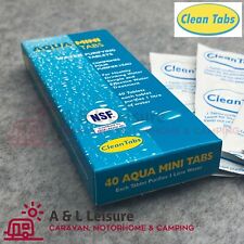 Aqua Clean MINI Water Purification Tablets Box - 40 Tabs Caravan, Motorhome 0025