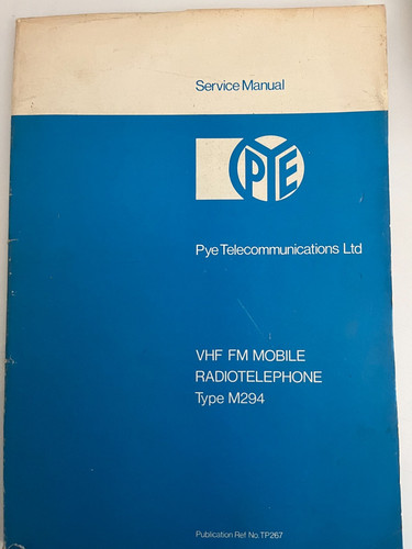 Pye vhf mobile - pye,
