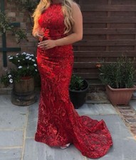 Red Prom Dress Lucy’s Boutique Essex. Size 10