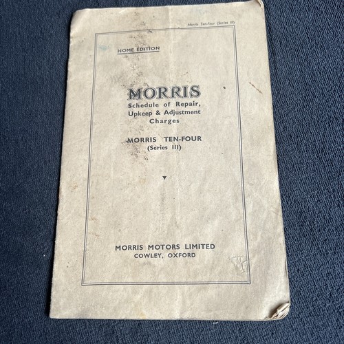 Morris ten four schedule - ten-four, of