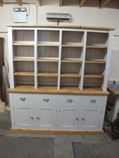 Buckingham Painted Open Top 6ft Dresser/ Library unit, Bespoke sizes & colours