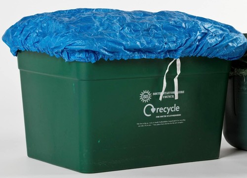 Recycling box covers blue - covers,