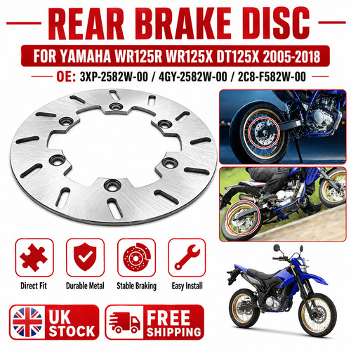 Rear brake disc - brake, for