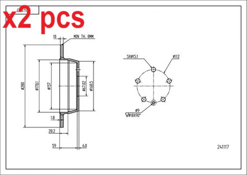 Pcs sides fits - pcs, l&r