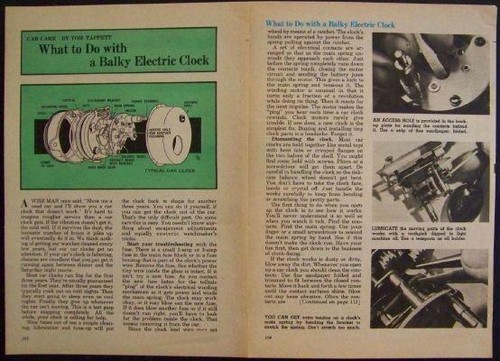 Servicing auto clocks - auto,