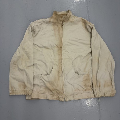 Vintage 50s 60s cream cotton - vintage,