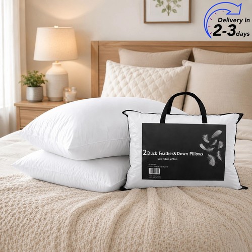 Duck feather down pillows - duck, &