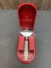 Vintage Ever-Ready Single Edge Safety Razor Shaving Set with Red Bakelite Case