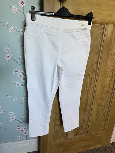 Matalan ladies white crop - matalan,
