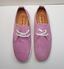 COOLERS SHORESIDE SIZE 6UK EU39 WOMENS PINK SUEDE LOW TOP LACE UP TRAINERS SHOES