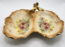 Relish Dish / Platter Tray - S.F & Co - Flower Pattern - 27.5cm Wide