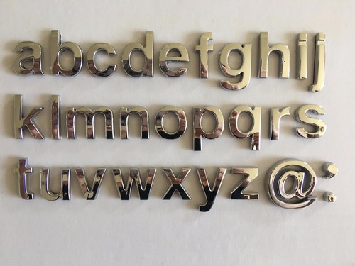 Small chrome self adhesive - small,