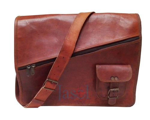 Men genuine brown - genuine, leather