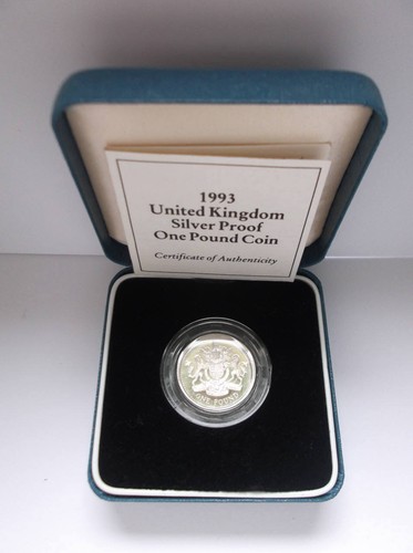 Silver proof one pound - proof,