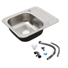 Single Bowl Square Stainless