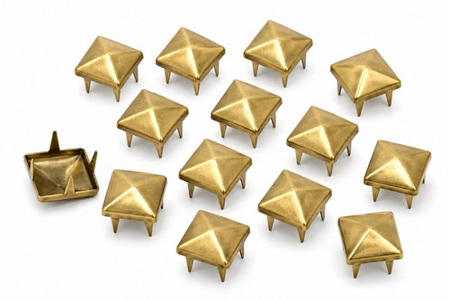 100 copper studs rivets - 100,