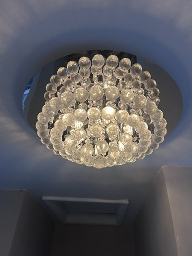 Round mirrored crystal ball - round,
