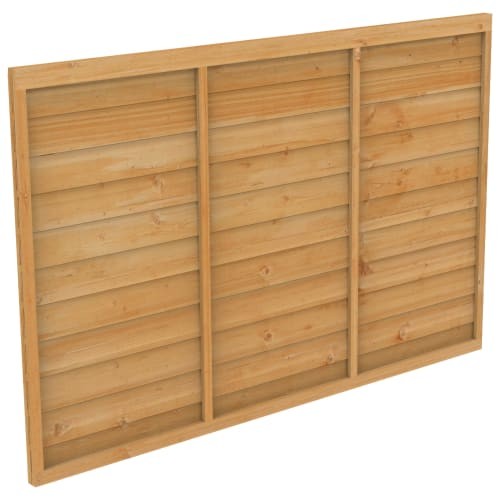 Overlap fence panel 6x4ft - overlap,